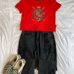 Red Raulph Lauren polo t-shirt